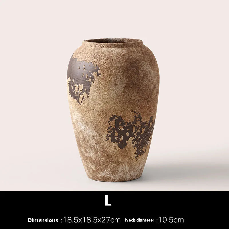 Relic wabi-sabi ceramic vase