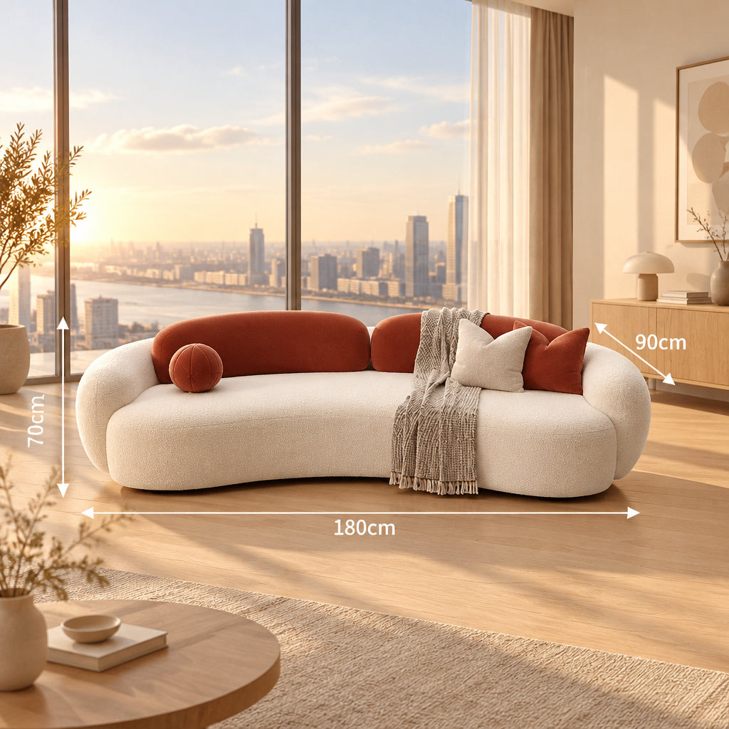Haven storage sofa bed in Fabric C, 180 cm