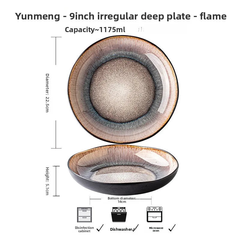 Aster gradient glaze bowl set