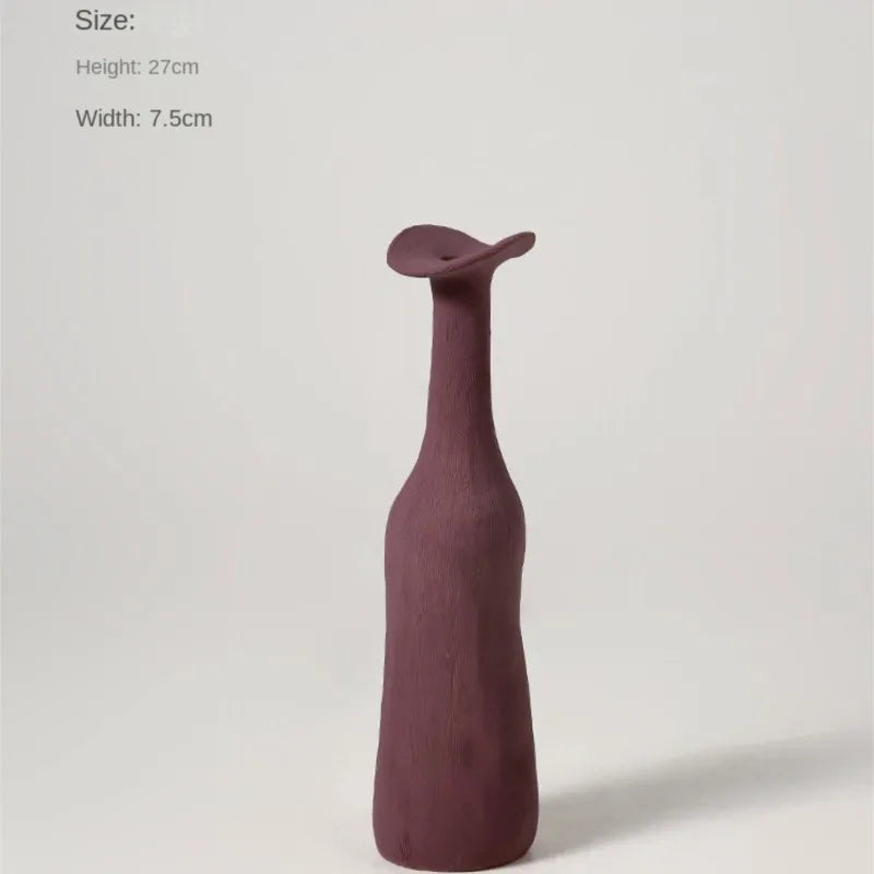 Mist small porcelain vase