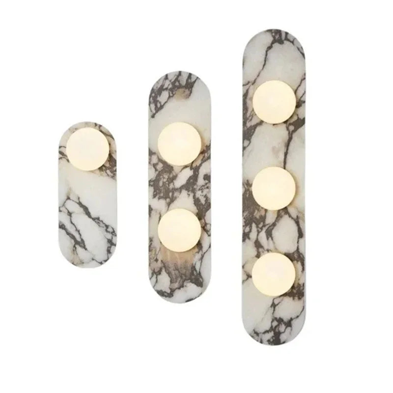 Quarry marble wall light