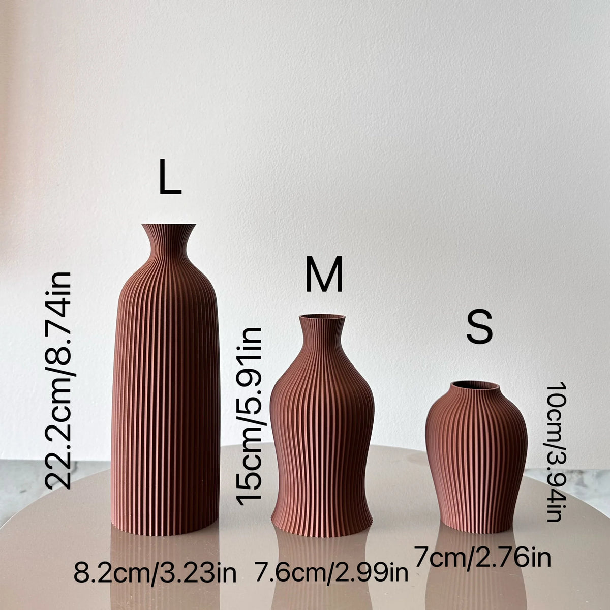 Trio 3-piece vase set