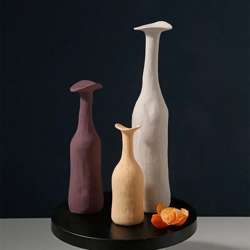 Mist small porcelain vase