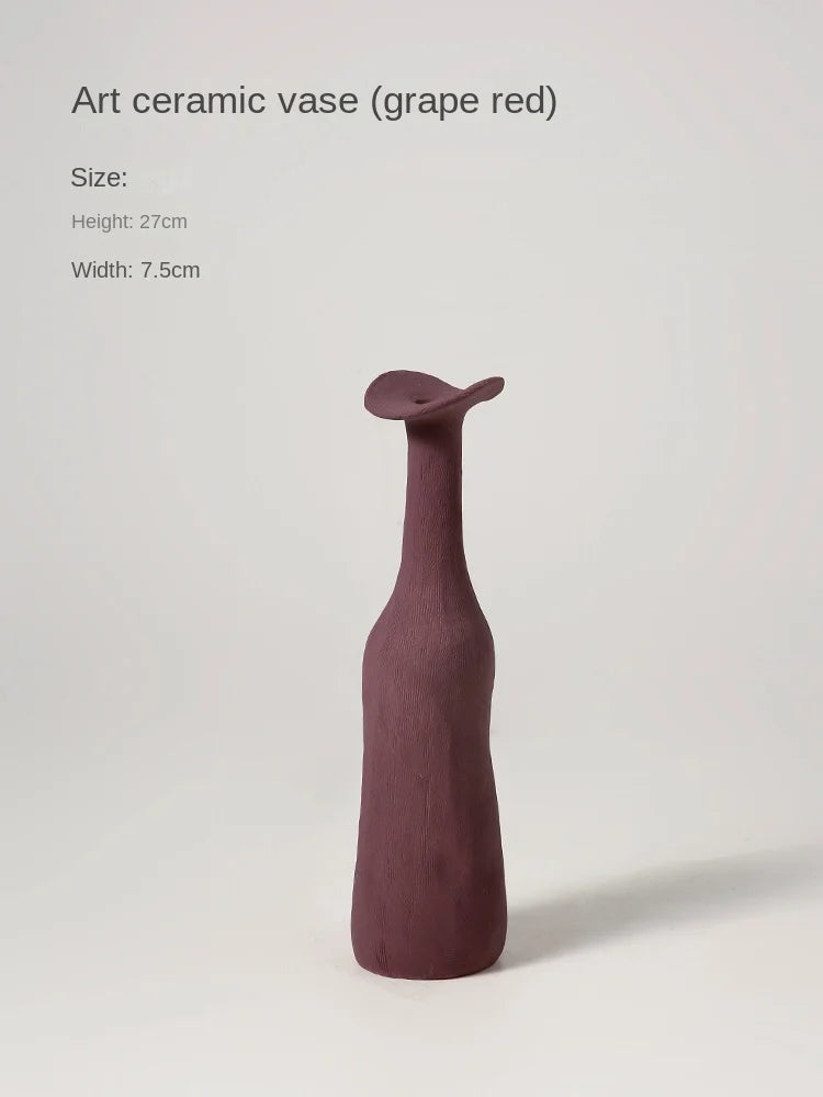 Mist small porcelain vase in lilac
