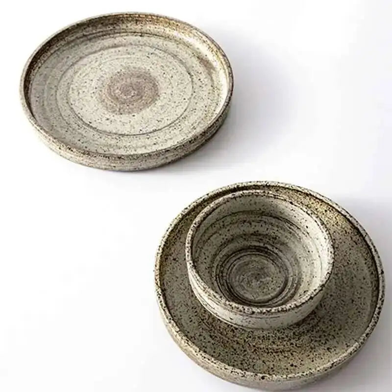Hearth round ceramic tableware
