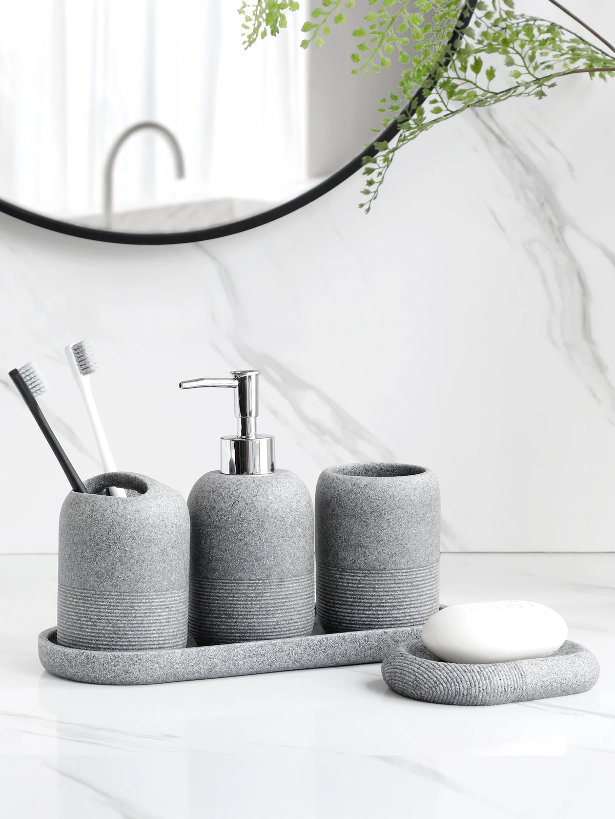 Cove 5-piece bathroom set