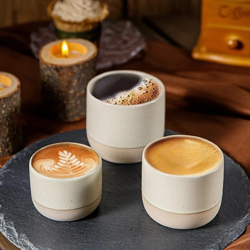 Bower round ceramic cup