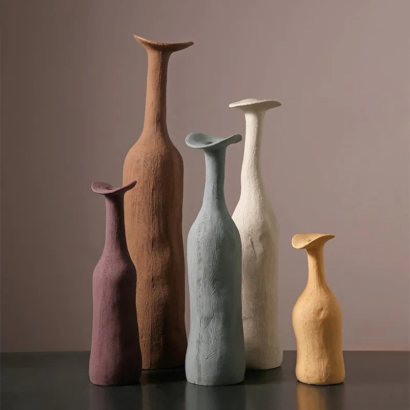 Mist small porcelain vase