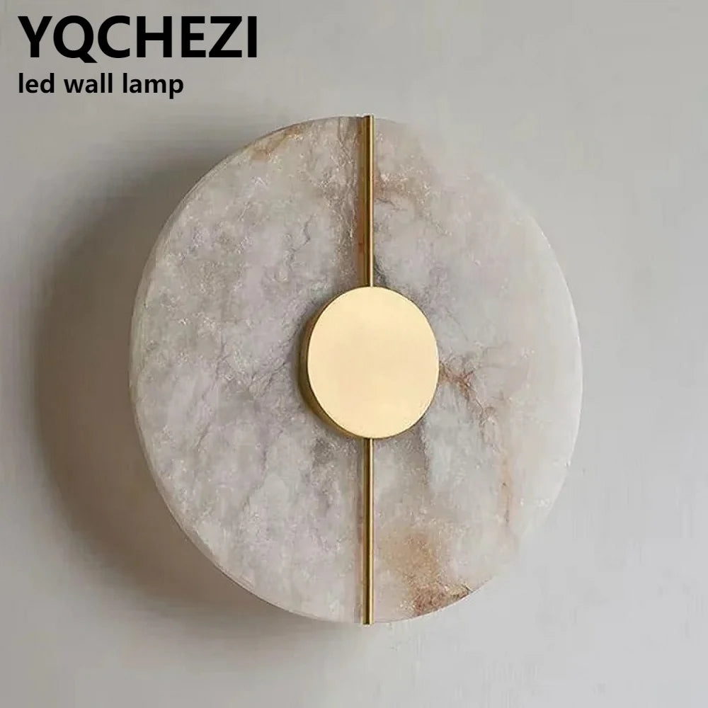 Vale alabaster wall light