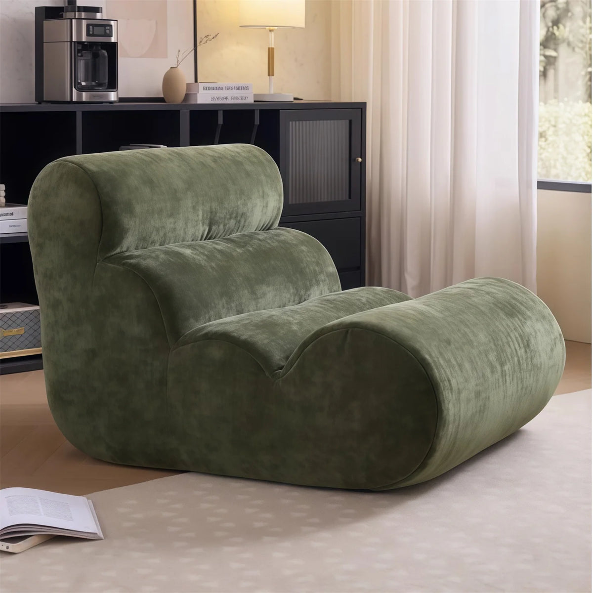 Drift curved floor lounge