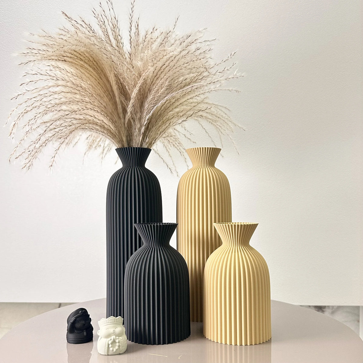Ripple 2-piece vase set
