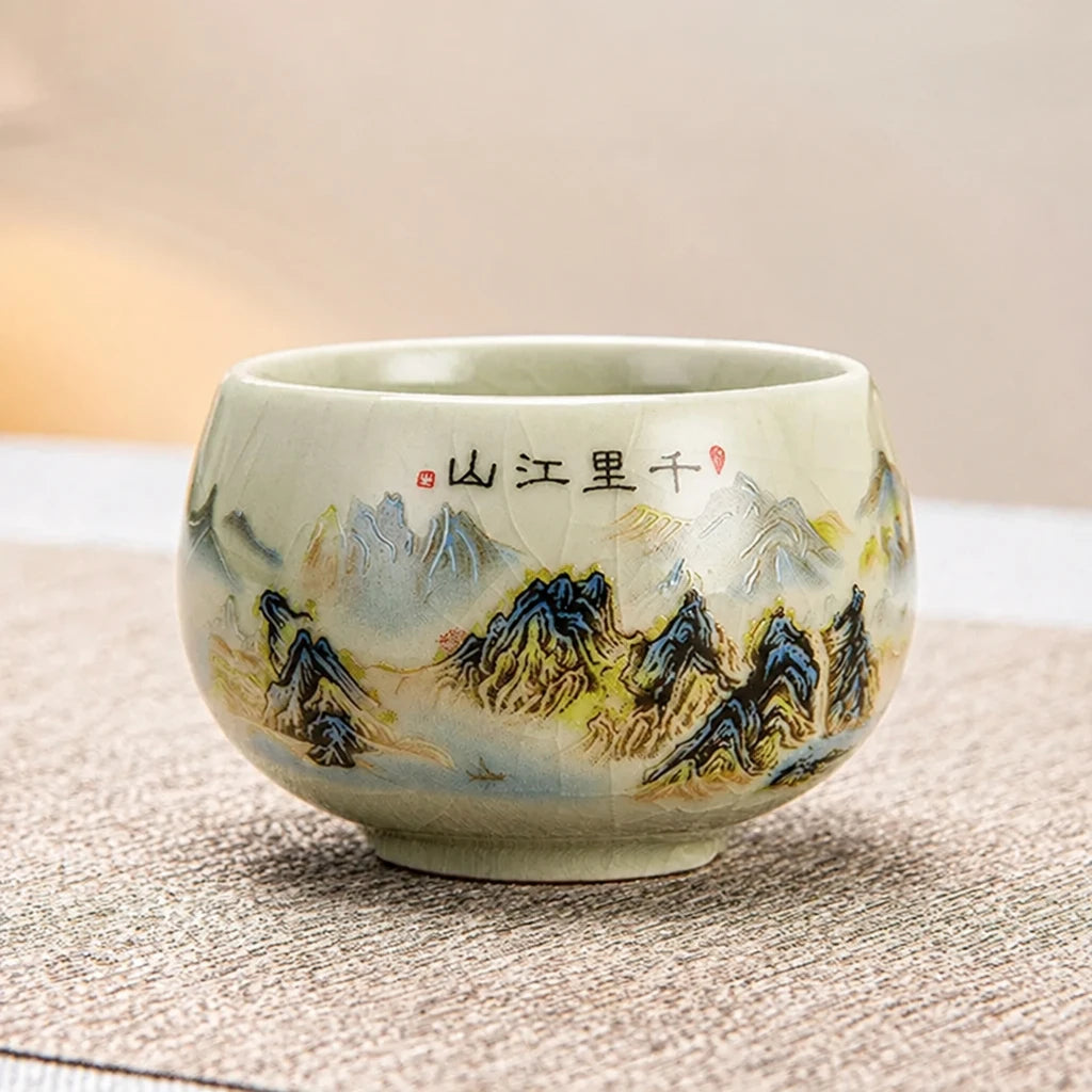Opal jade-white tea cup, bright cup