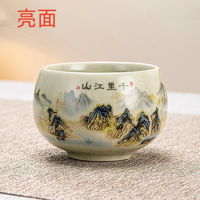 Opal jade-white tea cup, bright cup