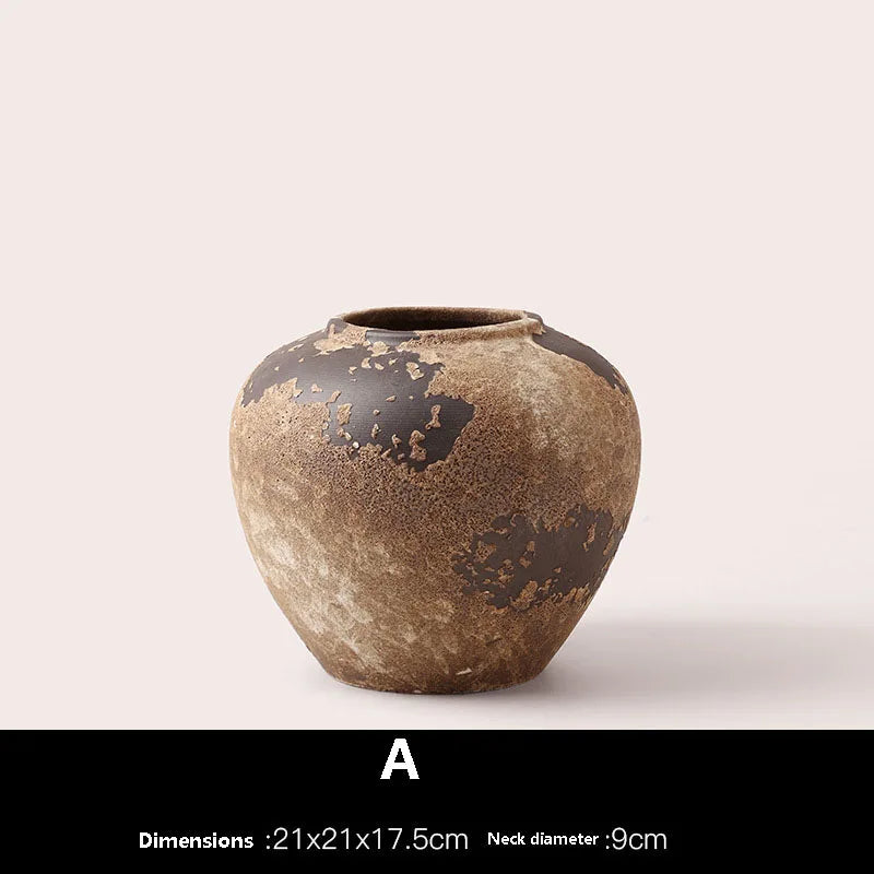 Relic wabi-sabi ceramic vase in Style A
