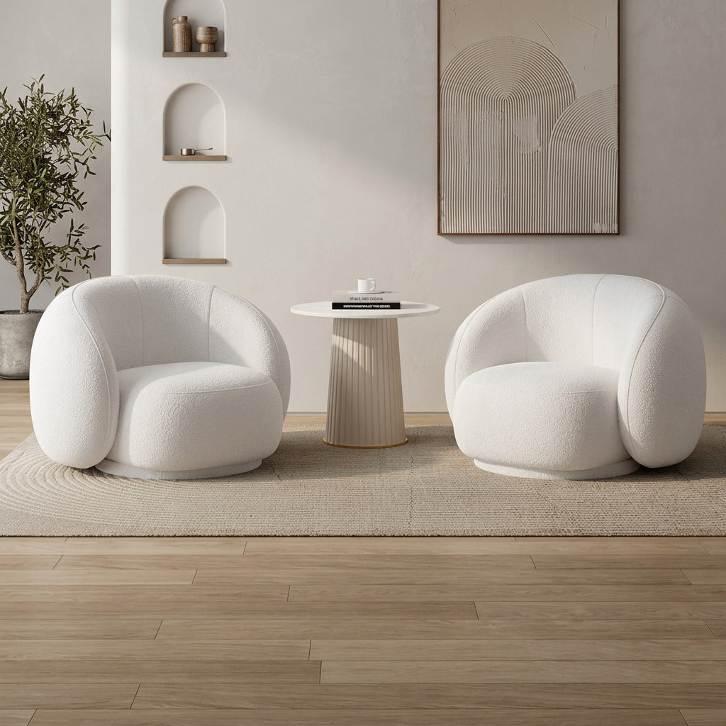 Nord velvet accent chair