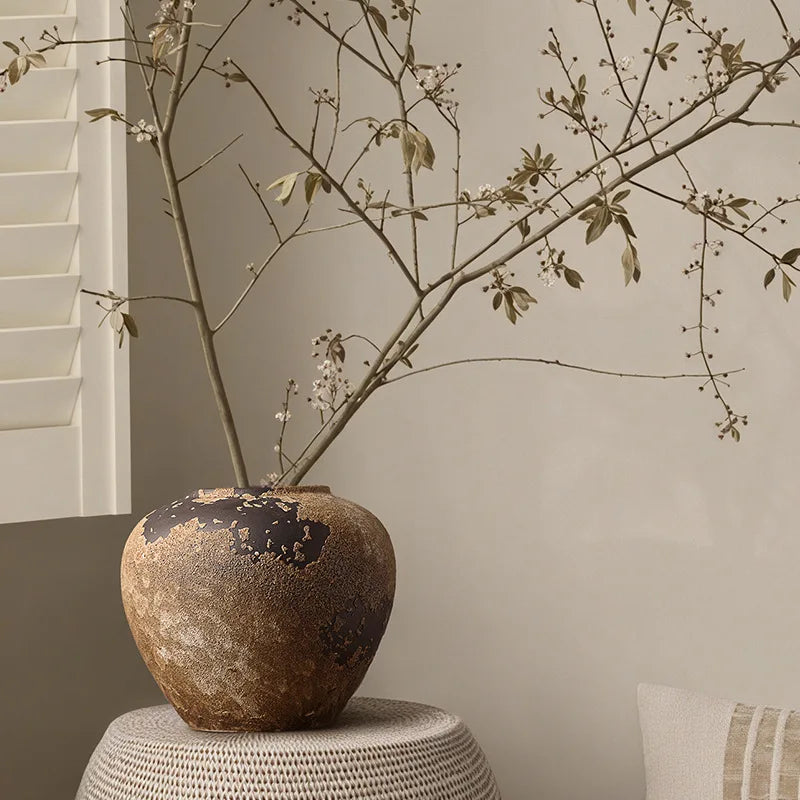 Relic wabi-sabi ceramic vase