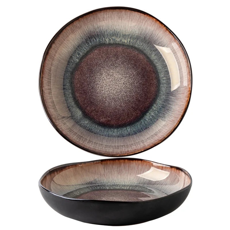 Aster gradient glaze bowl set