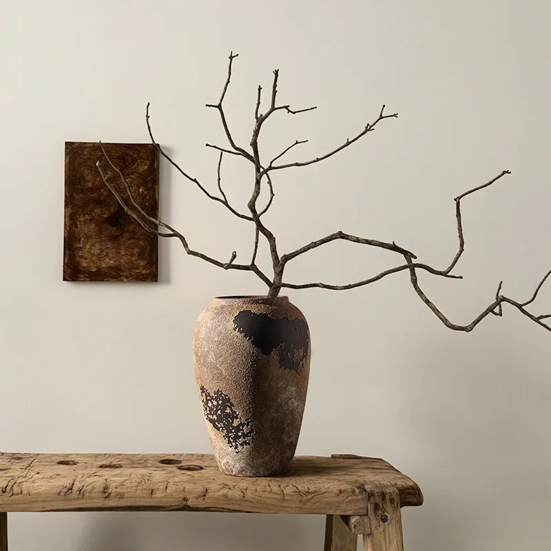 Relic wabi-sabi ceramic vase