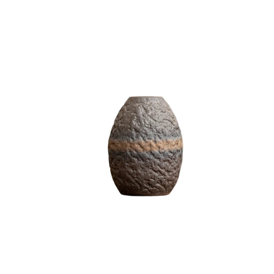 Fern small pottery bud vase in Style B