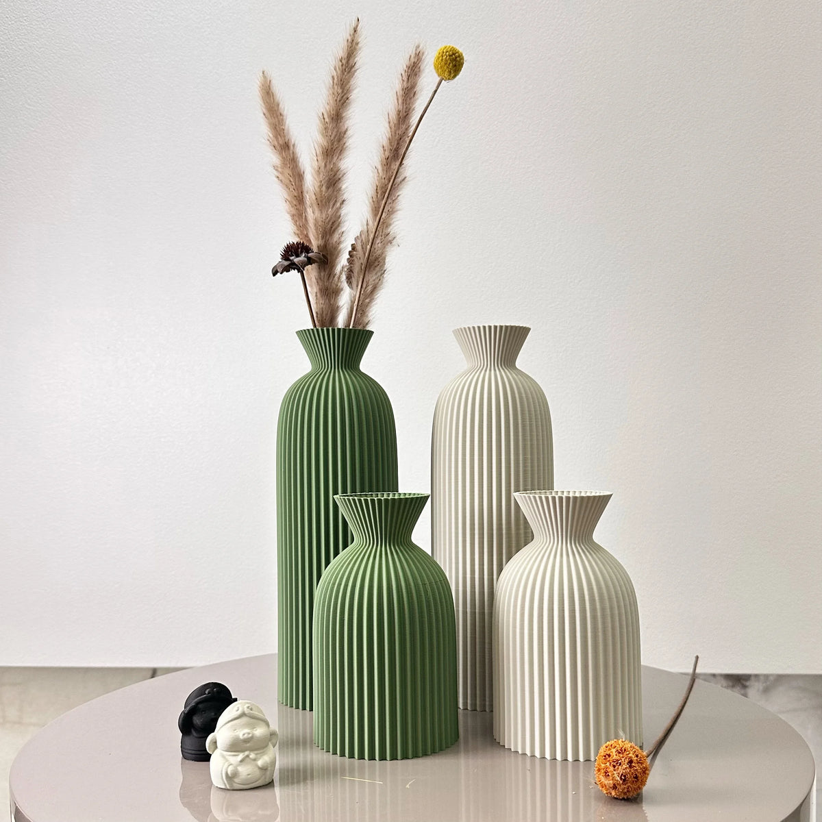 Ripple 2-piece vase set