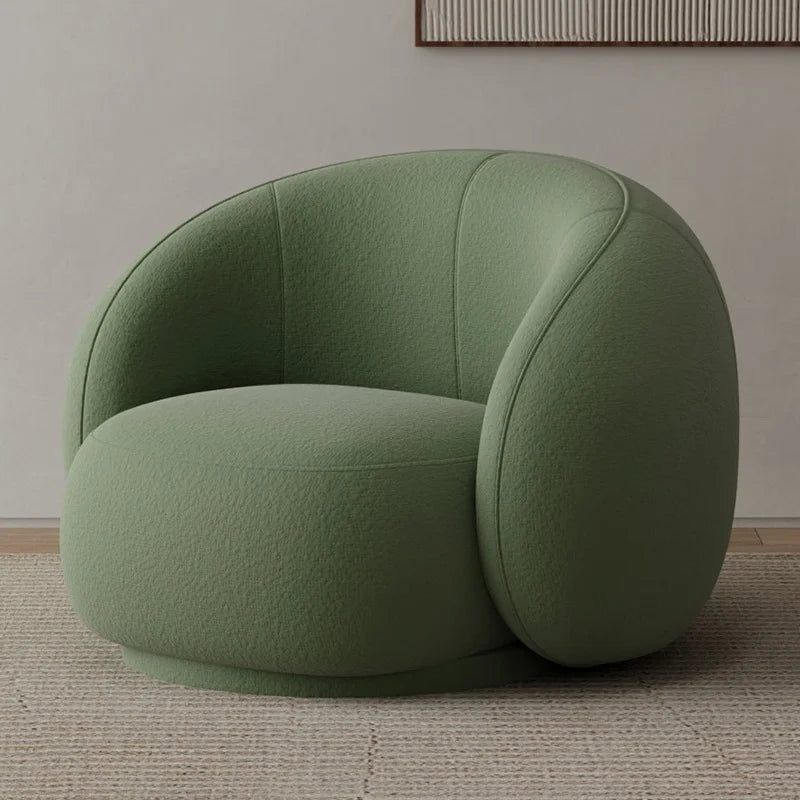 Nord velvet accent chair in forest green