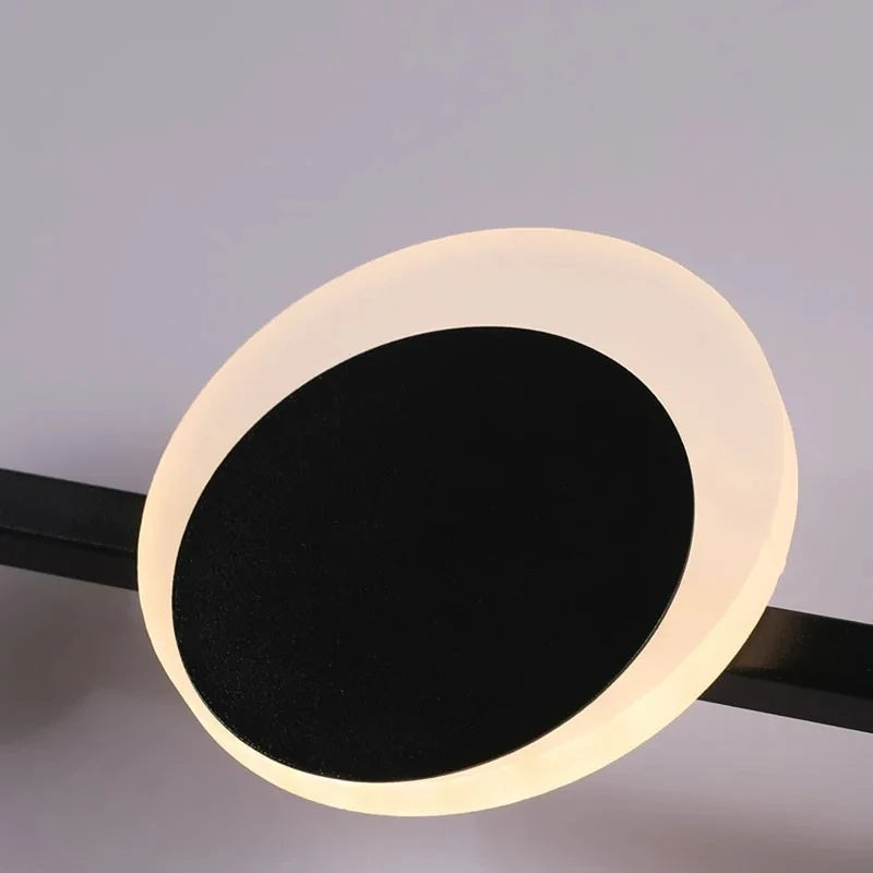 Reed metal wall light