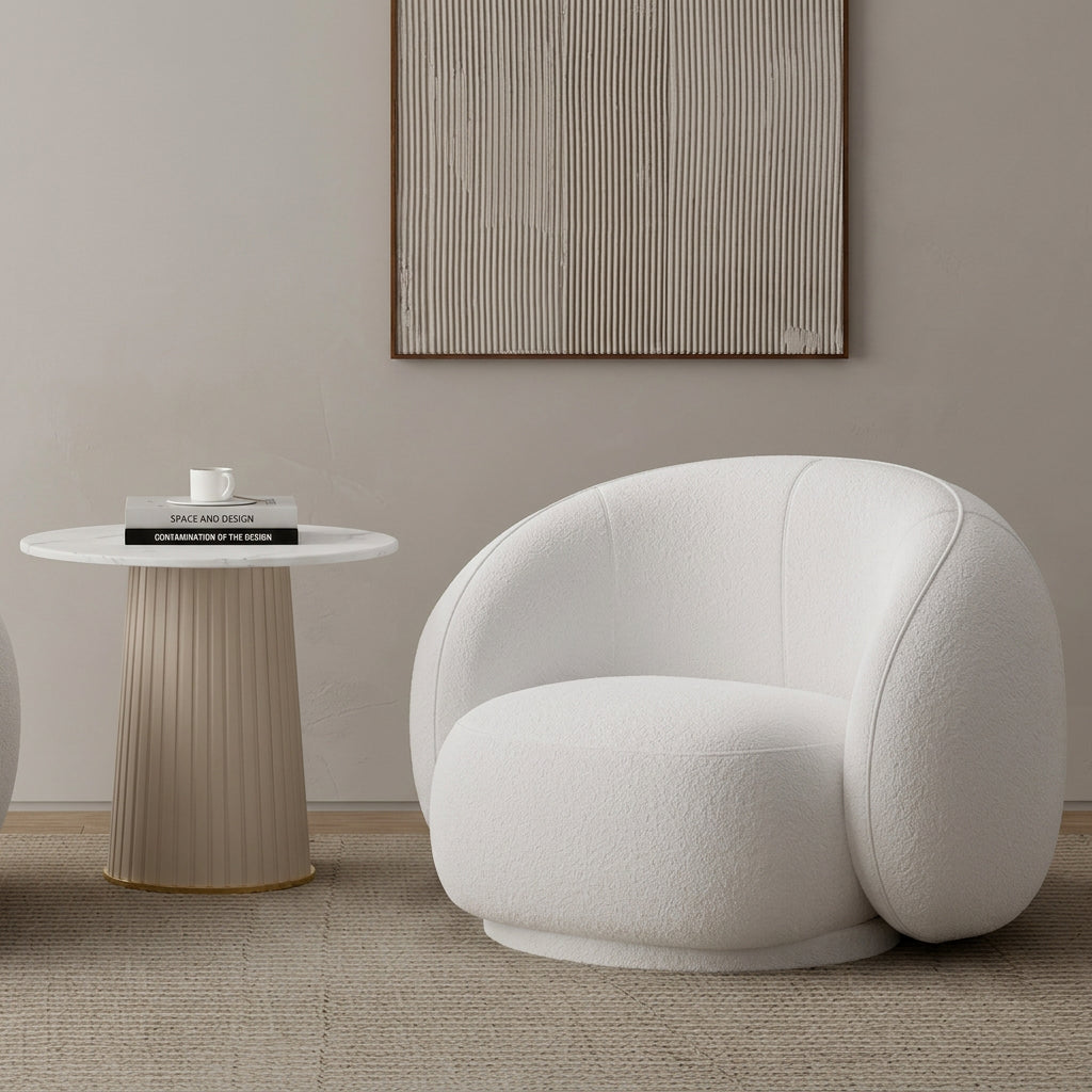 Nord velvet accent chair