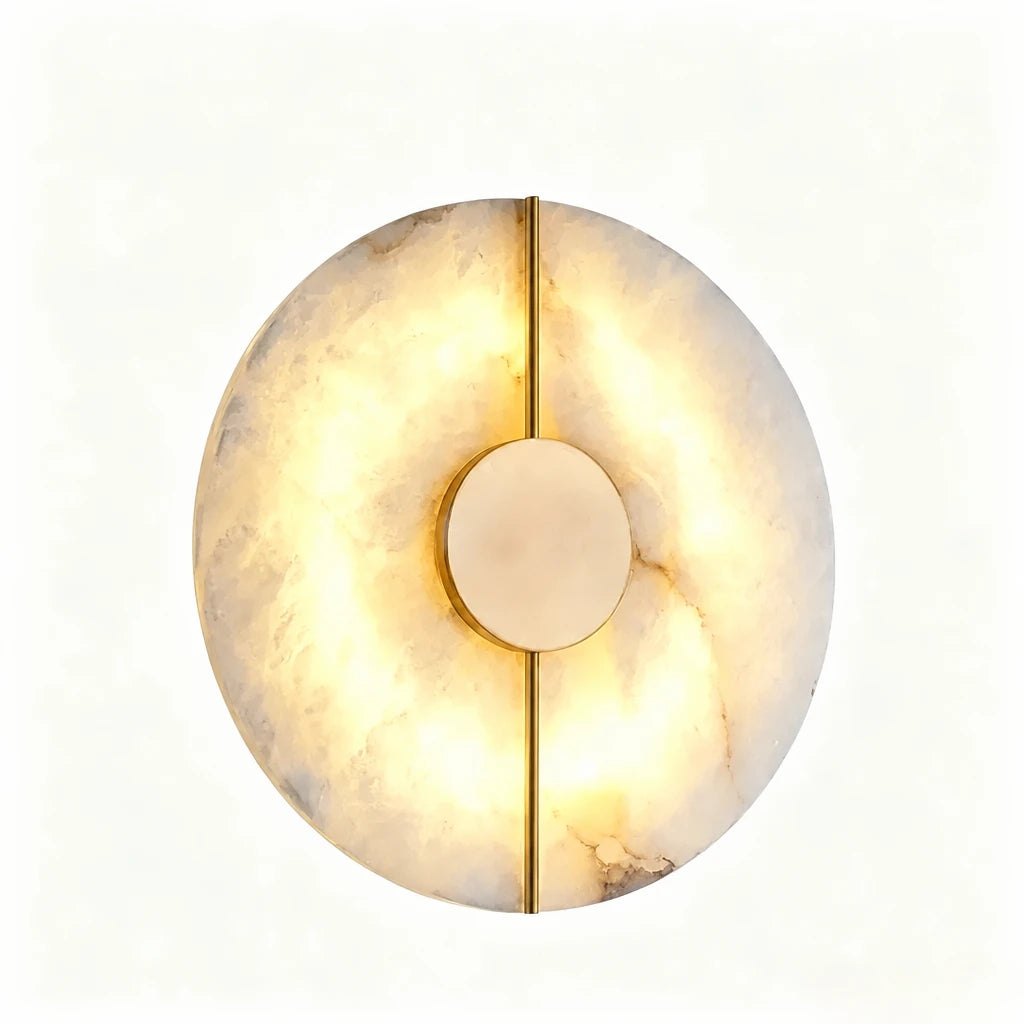 Vale alabaster wall light