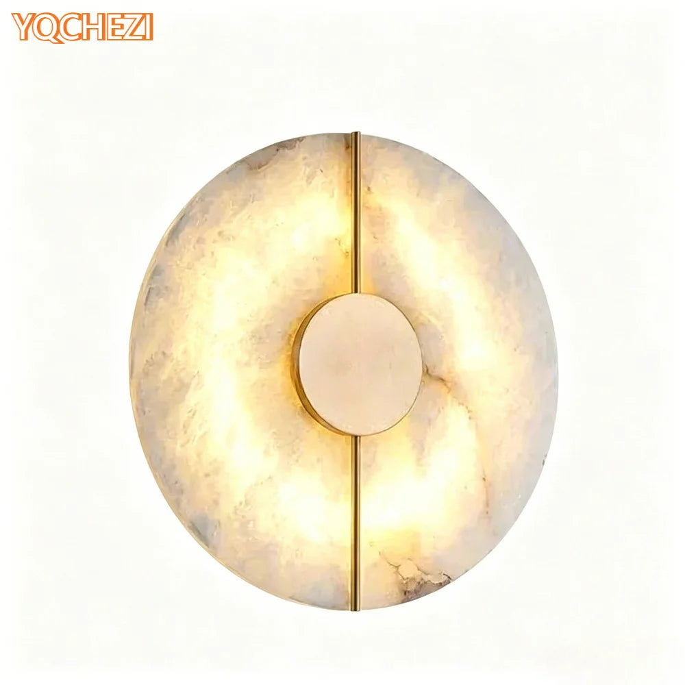 Vale alabaster wall light