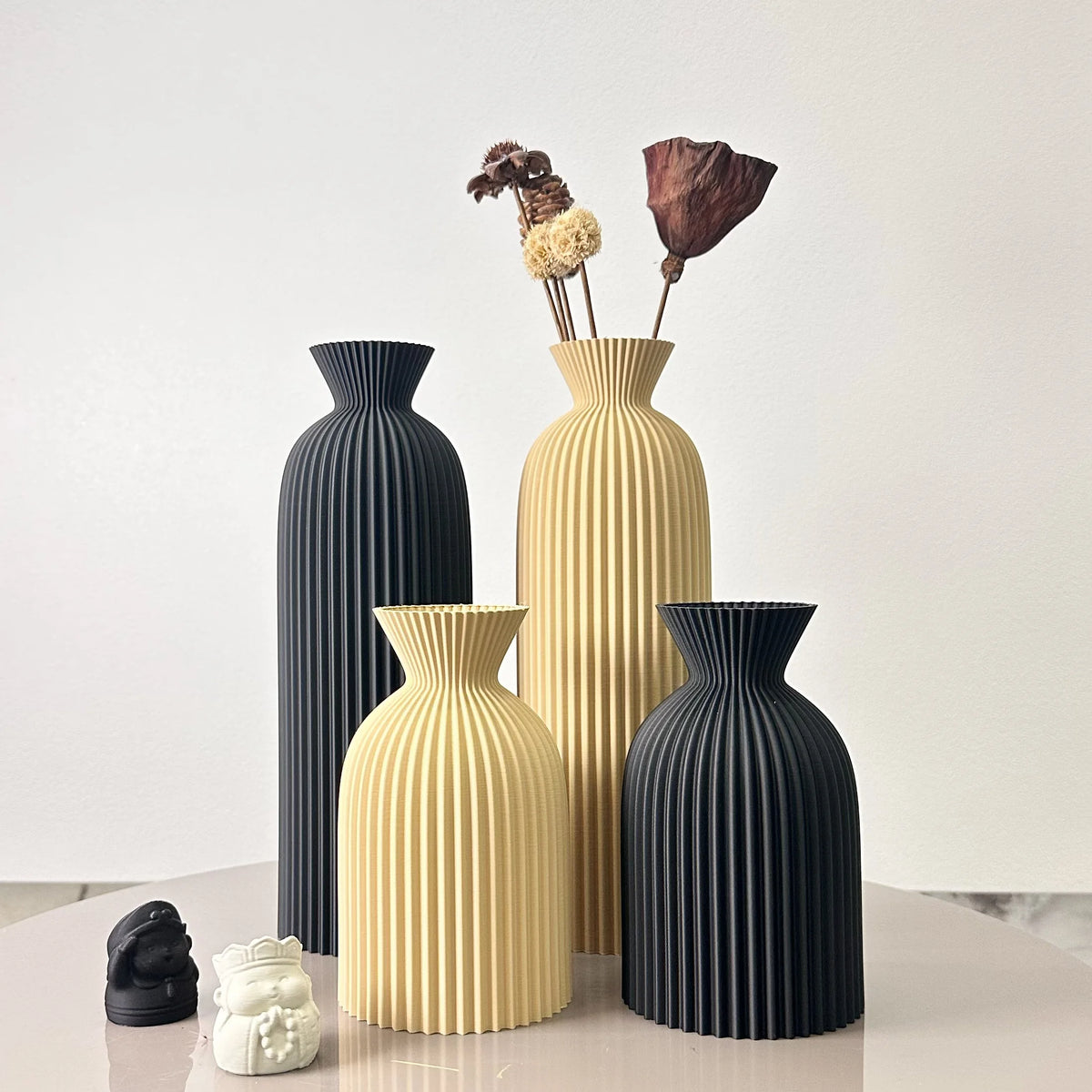Ripple 2-piece vase set