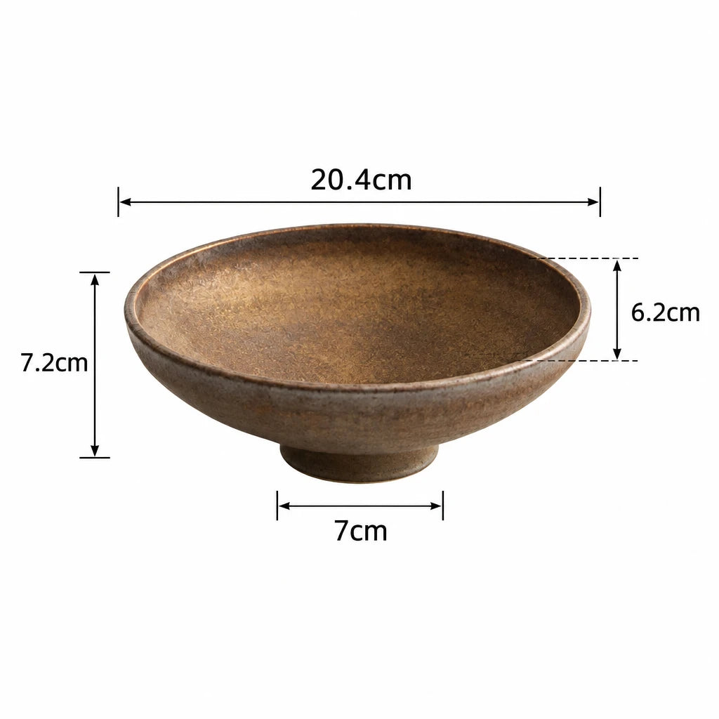 Aurelia gilded high-foot bowl in Style A