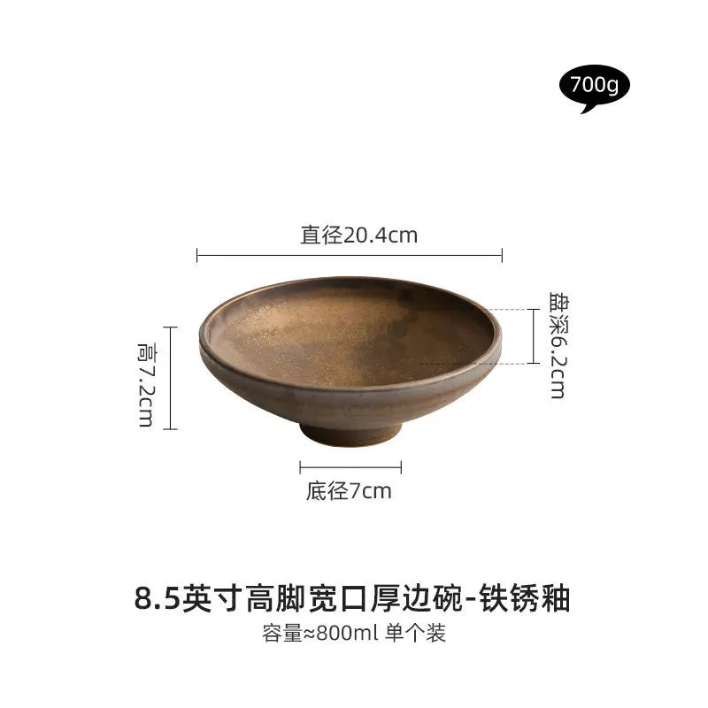 Aurelia gilded high-foot bowl in Style A