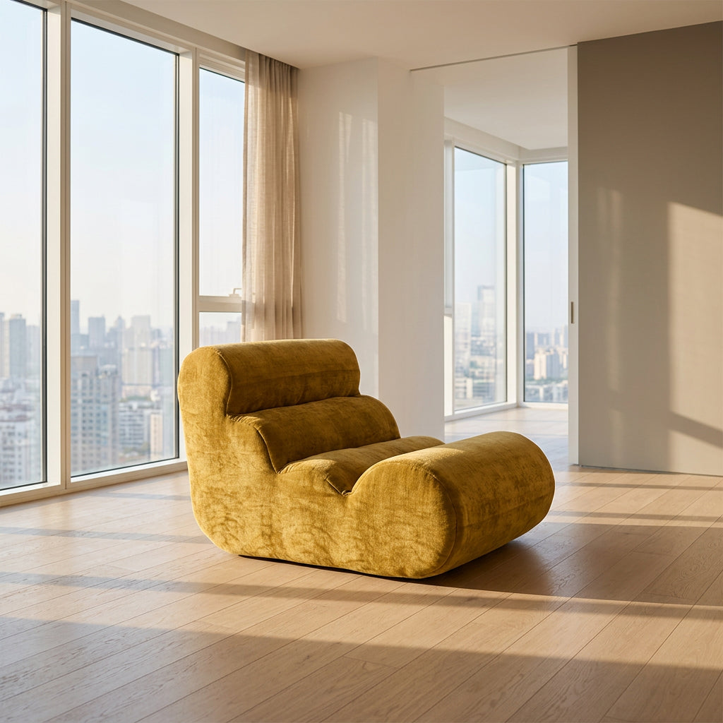 Drift curved floor lounge