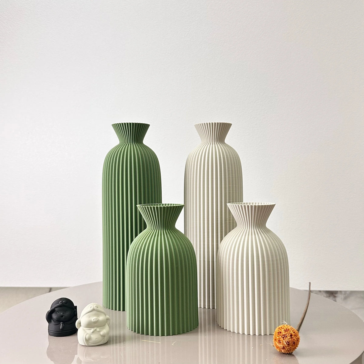 Ripple 2-piece vase set