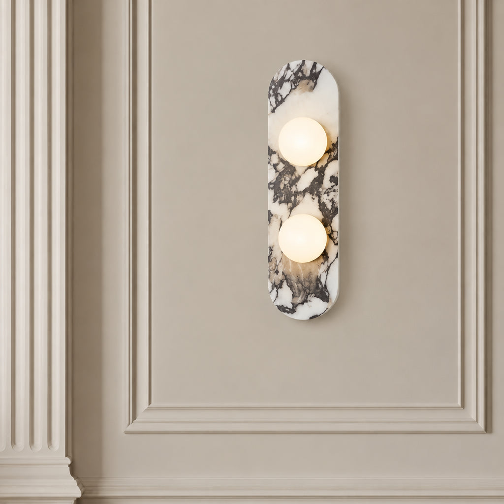 Quarry marble wall light