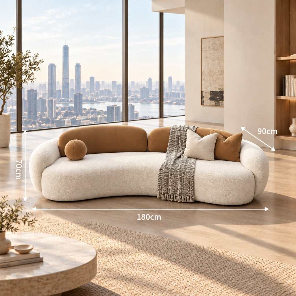 Haven storage sofa bed in Fabric D, 180 cm