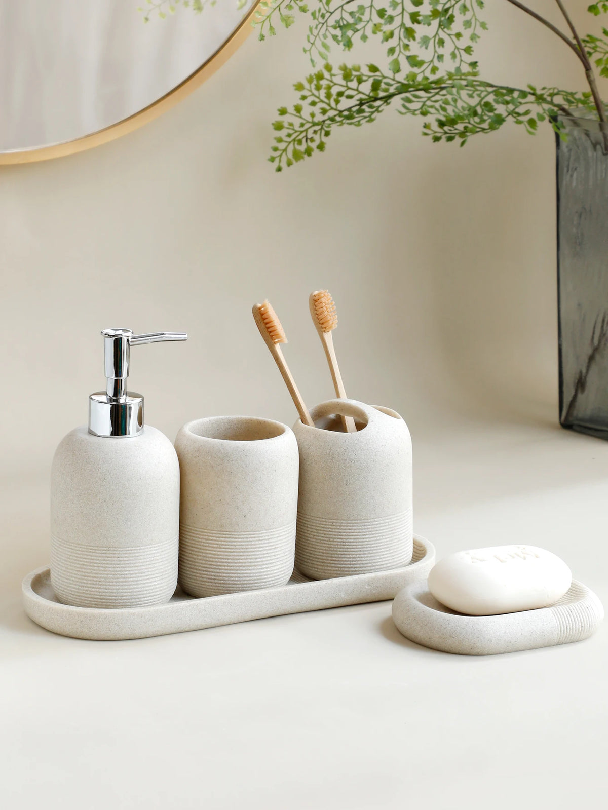 Cove 5-piece bathroom set