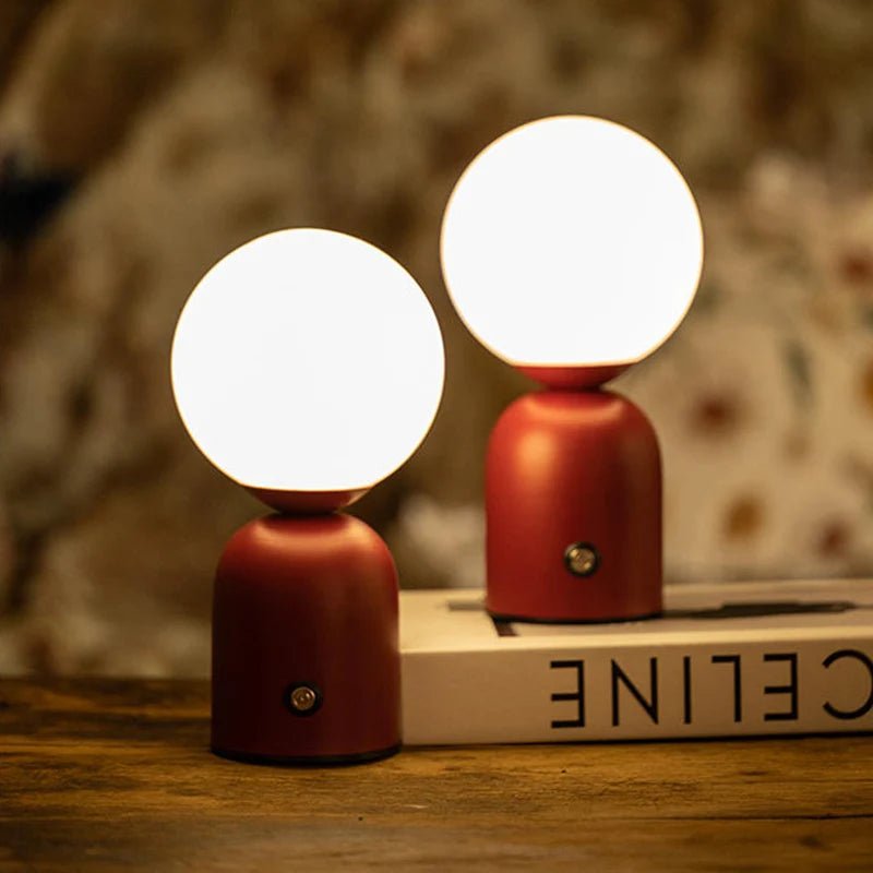 LineaGlow Compact Bedside Table Lamp - Housdecor