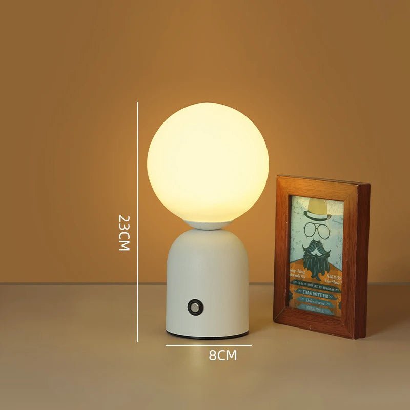 LineaGlow Compact Bedside Table Lamp - Housdecor
