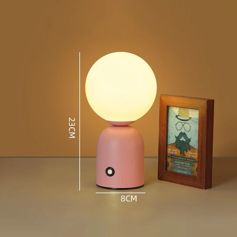 LineaGlow Compact Bedside Table Lamp - Housdecor