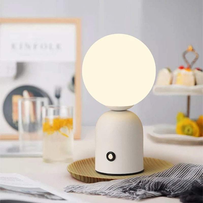 LineaGlow Compact Bedside Table Lamp - Housdecor