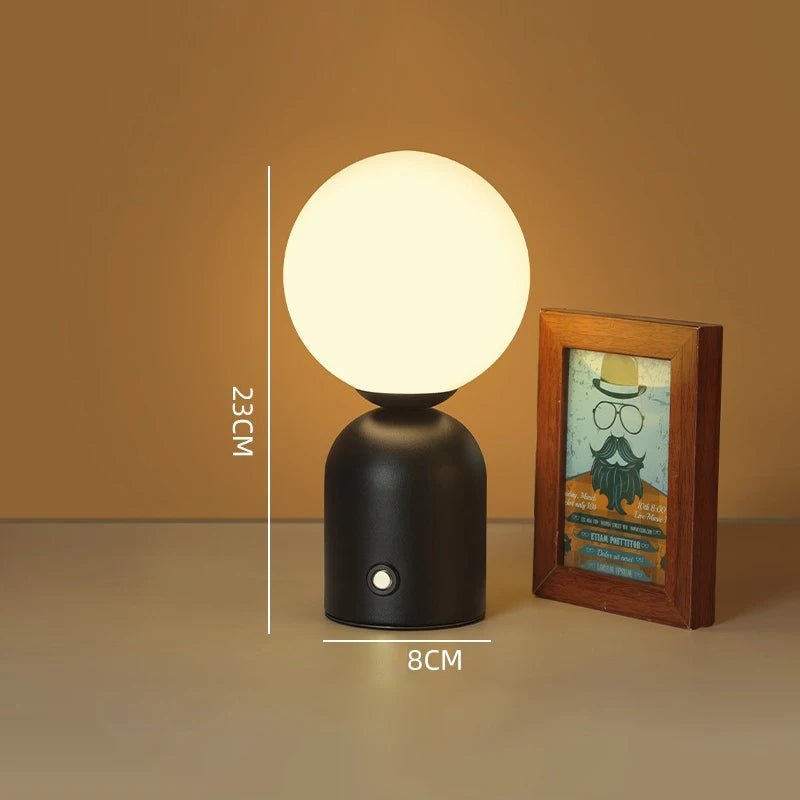 LineaGlow Compact Bedside Table Lamp - Housdecor