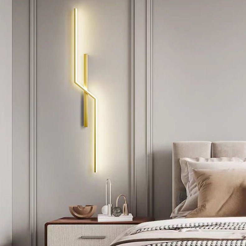 Strip LED Wall Lamp - Matte Black - 80/100/120cm - Housdecor
