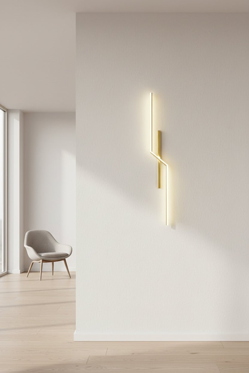 Strip LED Wall Lamp - Matte Black - 80/100/120cm - Housdecor
